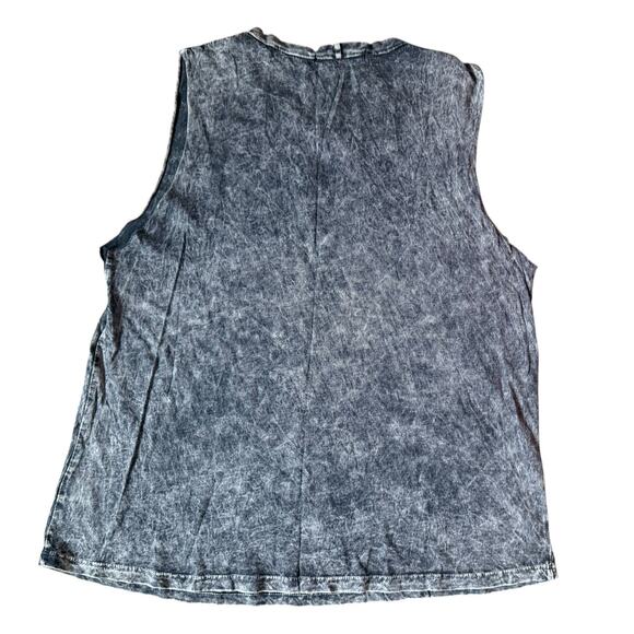 Rock Rose Classic Acid Wash Tank Top 100% Cotton Graphic Shirt Womens Sz Small - Picture 2 of 6